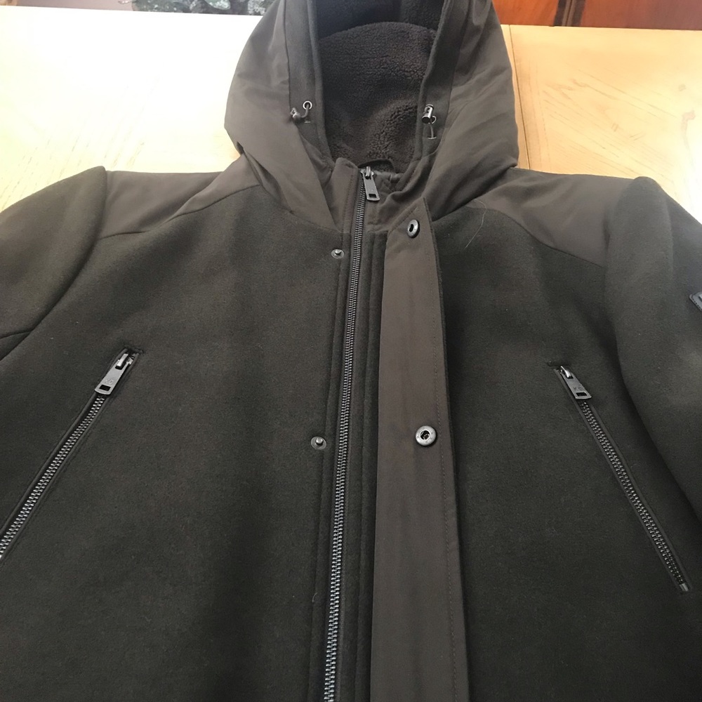Kenneth Cole Mens Coat Large Olive - Picture 9 of 9
